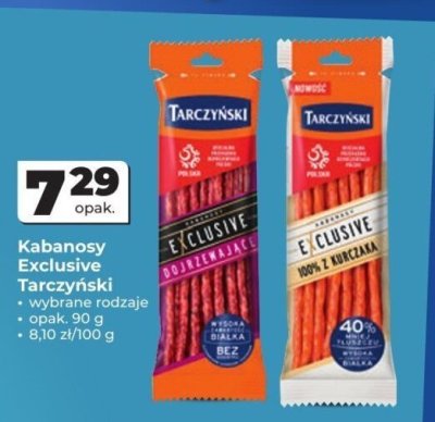 Kabanosy Exclusive Tarczyński - wybrane rodzaje promocja w Odido