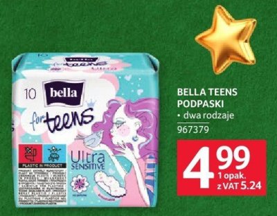 Podpaski Bella Teens 10 szt. promocja w Selgros