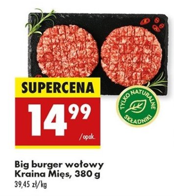 Big burger wołowy Kraina mięs promocja