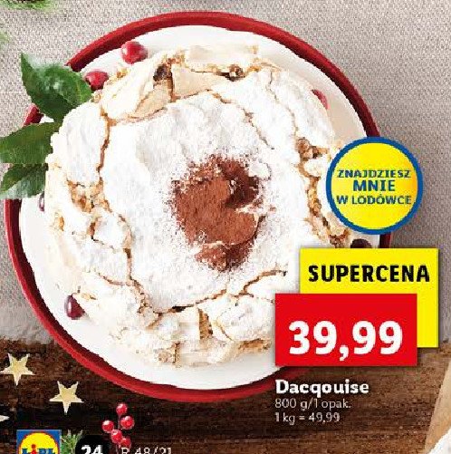 Torcik dacquoise promocja