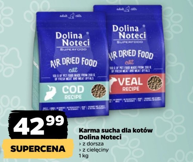 Karma dla kota z cielęciną DOLINA NOTECI SUPERFOOD promocja