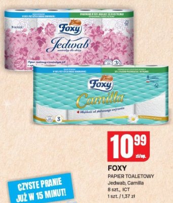 Papier toaletowy Foxy Camilla promocja w Chorten