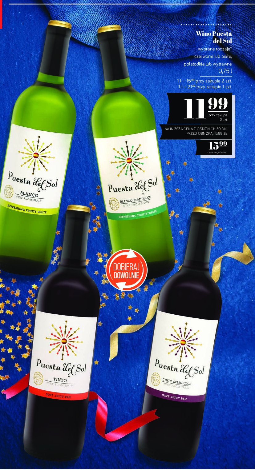 Wino PUESTA DEL SOL promocja w POLOmarket