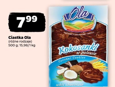 Ciastka Kokosanki promocja w Netto