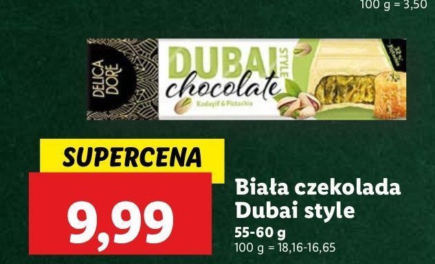 Czekolada dubai Delicadore promocja