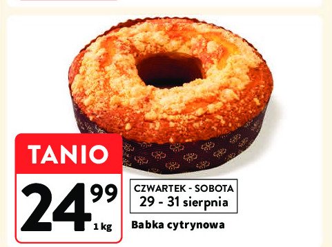 Babka cytrynowa promocja