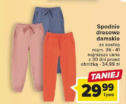 Spodnie damsie dresowe promocja