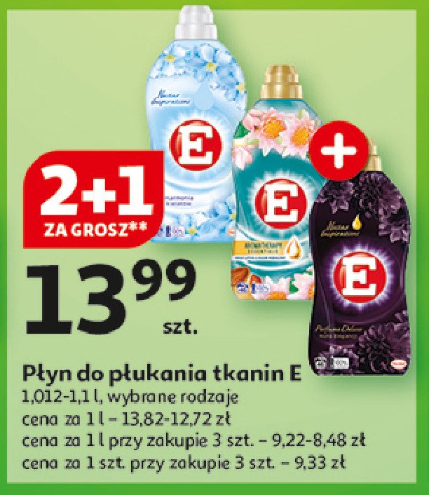 Płyn do płukania harmonia kwiatów E nectar inspirations promocja