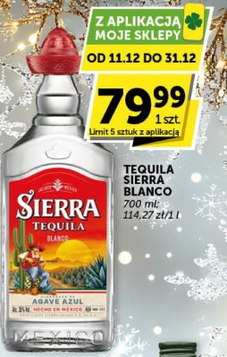 Tequila Sierra Blanco promocja w Groszek