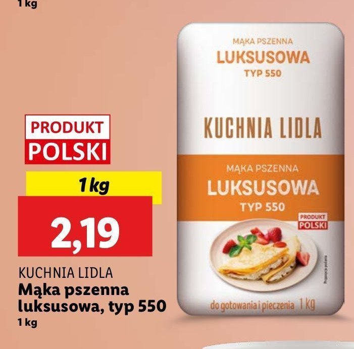 M膮ka pszenna luksusowa typ 550 Kuchnia smaku promocja