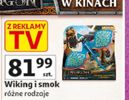 Figurka wiking i smok Spin master promocja