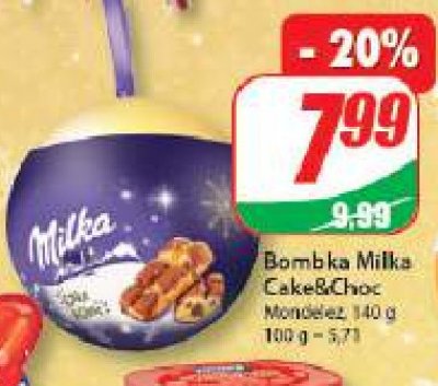 Bombka Milka cake & choc promocja