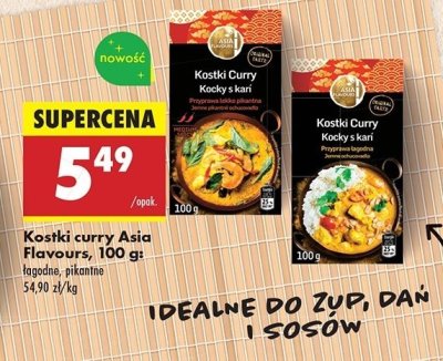 Kostki curry pikantne Asia flavours promocja
