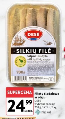 Filety śledziowe promocja w Intermarche