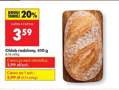 Chleb rodzinny promocja w Biedronka