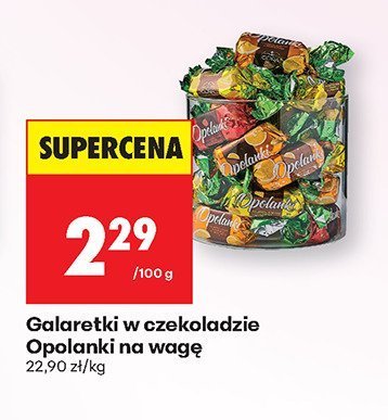 Galaretki w czekoladzie na wagę promocja w Biedronka