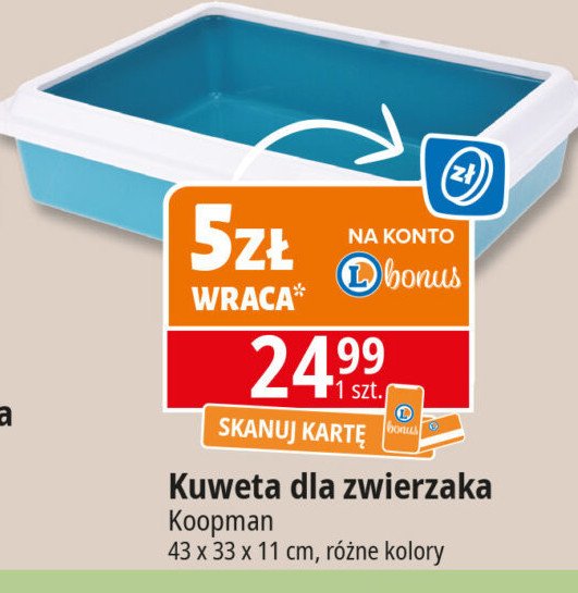 Kuweta dla kotka Koopman promocja w Leclerc