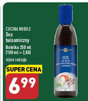 Sos balsamiczny o smaku malin Cucina nobile promocja