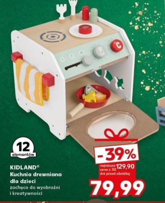 Kuchnia drewniana dla dzieci  promocja w Kaufland