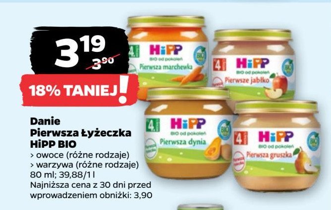 Pierwsza marchewka Hipp promocja