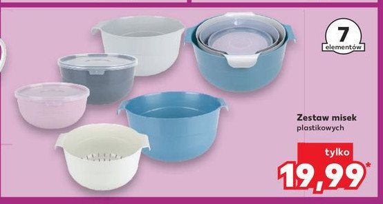 Komplet misek promocja w Kaufland