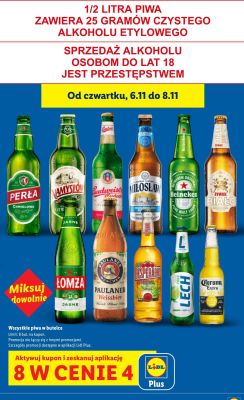 Piwo Perła promocja w Lidl