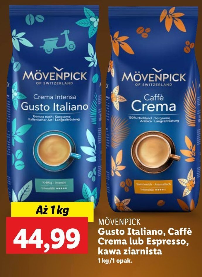 Kawa Movenpick caffe crema promocja