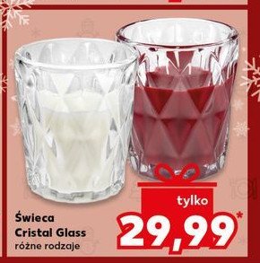 Świeca cristal glass promocja