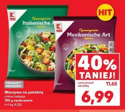 Warzywa na patelnię meksykańskie K-classic promocja