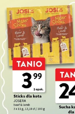 Sticks dla kota JOSERA beef & lamb promocja w Intermarche