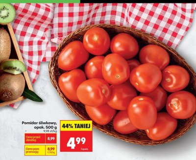 Pomidor śliwkowy promocja w Biedronka