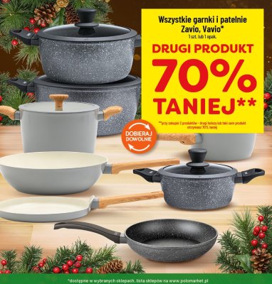 Garnki i patelnie Zavio wszystkie rodzaje promocja w POLOmarket