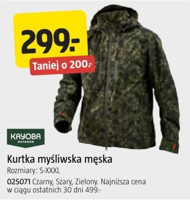 Kurtka myśliwska męska KAYOBA promocja w Jula