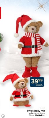 Świąteczny miś wys. 51 cm promocja w PSB Mrówka