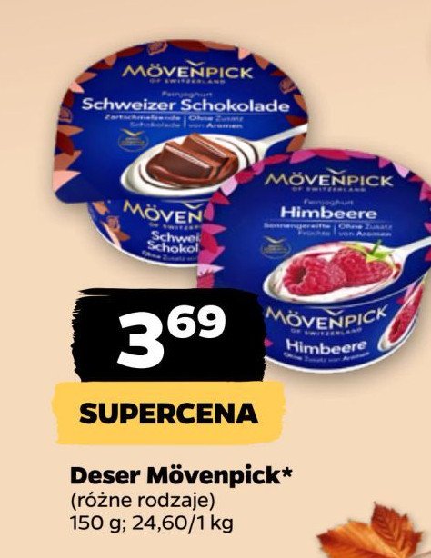 Jogurt malina Movenpick promocja