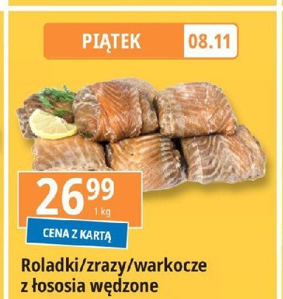 Zrazy z łososia wędzone promocja