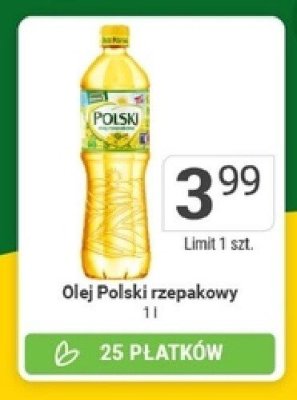 Olej Polski rzepakowy promocja w Stokrotka