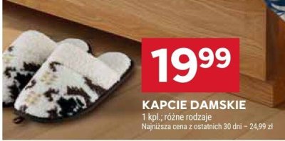 Kapcie damskie promocja w Stokrotka