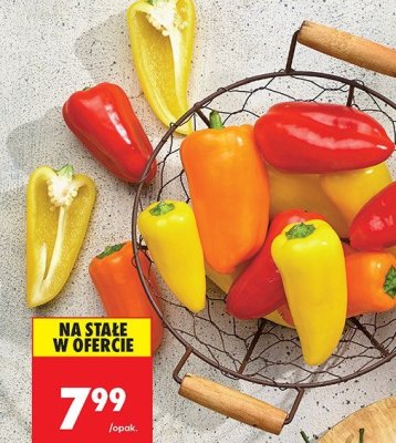 Papryczki słodkie mix kolorów 200 g promocja w Biedronka
