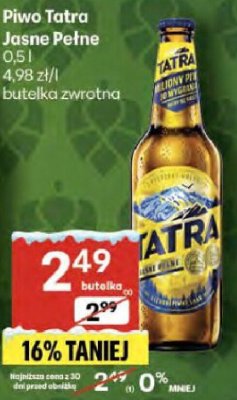 Piwo promocja w Delikatesy Centrum