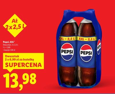 Napój Pepsi XXL promocja w Lidl