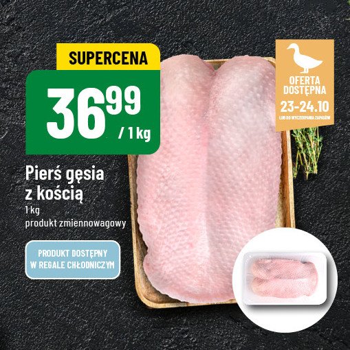 Piersi gęsie z kością promocja w POLOmarket