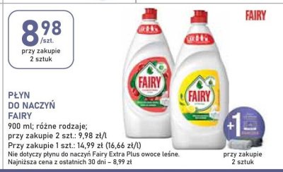 Płyn do naczyń Fairy promocja w Stokrotka