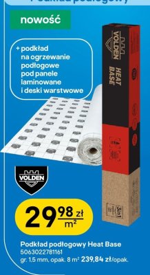 Podkład podłogowy Heat Base Volden promocja w Castorama