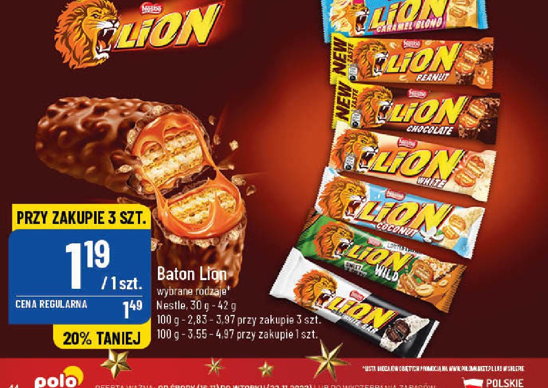 Baton Lion wild promocja