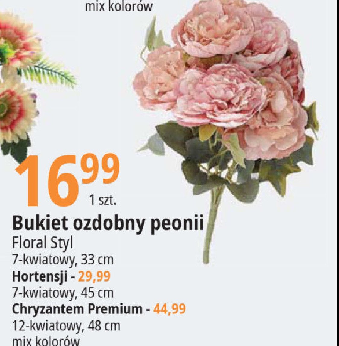 Bukiet 7 hortensji Floral styl promocja
