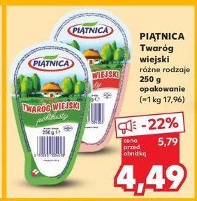 Twaróg tłusty Piątnica twaróg wiejski promocja