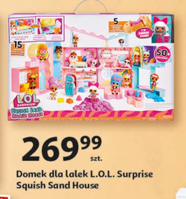 Domek dla lalek l.o.l. surprise squish sand 593218 Mga promocja