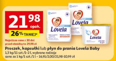 Proszek do prania Lovela Baby promocja w Auchan