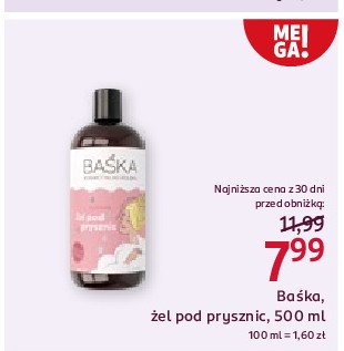 Żel pod prysznic malinowy Baśka promocja